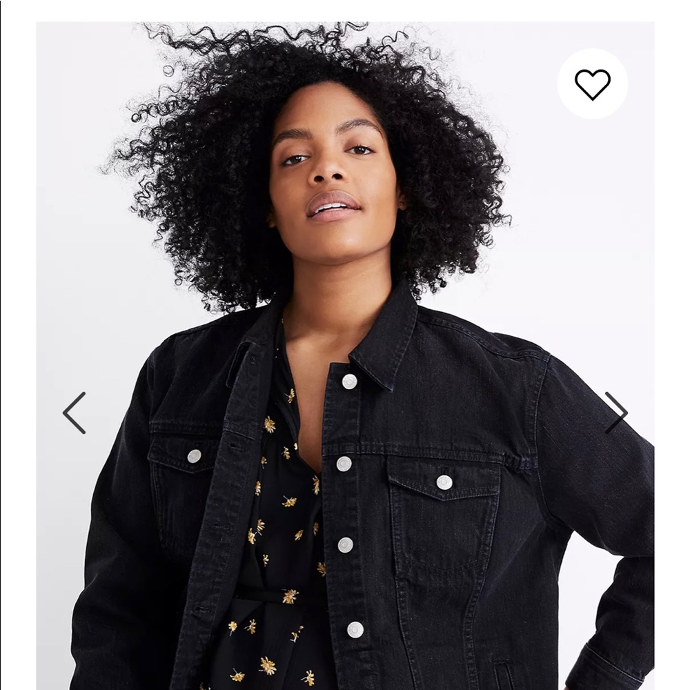 Madewell- The Oversized Jean Jacket in Lunar Wash